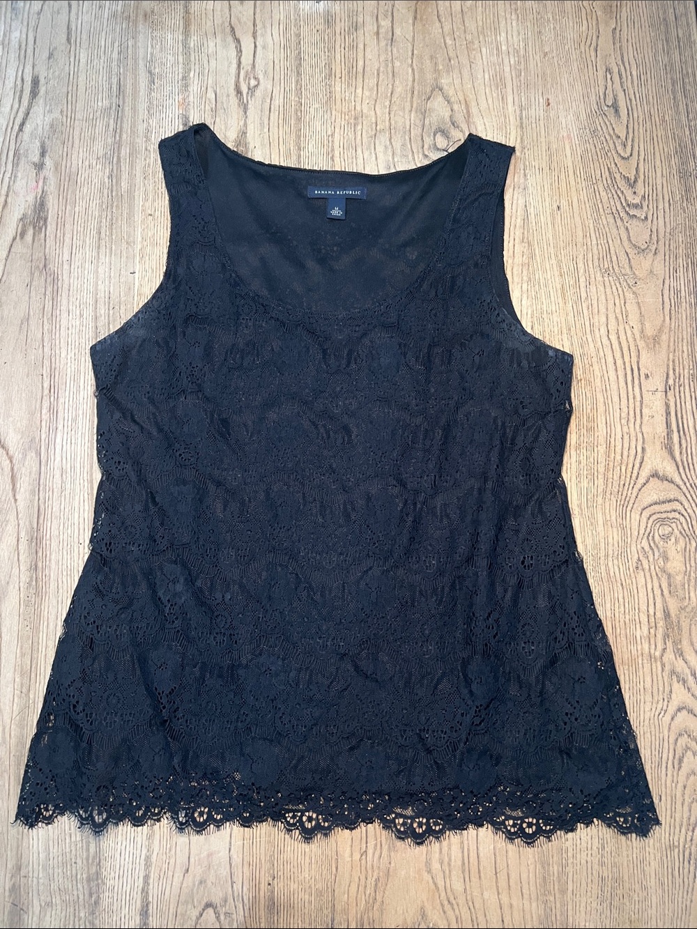 Banana Republic Black Lace Camisole Tank